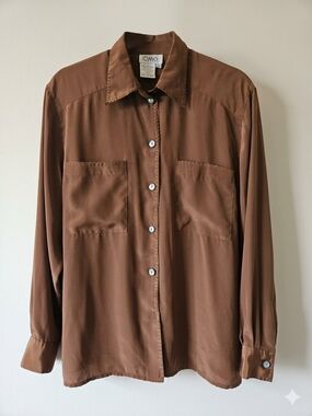 Listing: Vintage Como Blouse – Mocha – Size 12